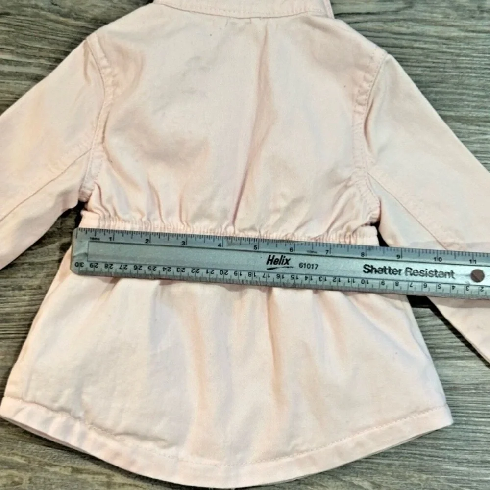 Tahari Baby Girl Pink Trench Coat Jacket 12M